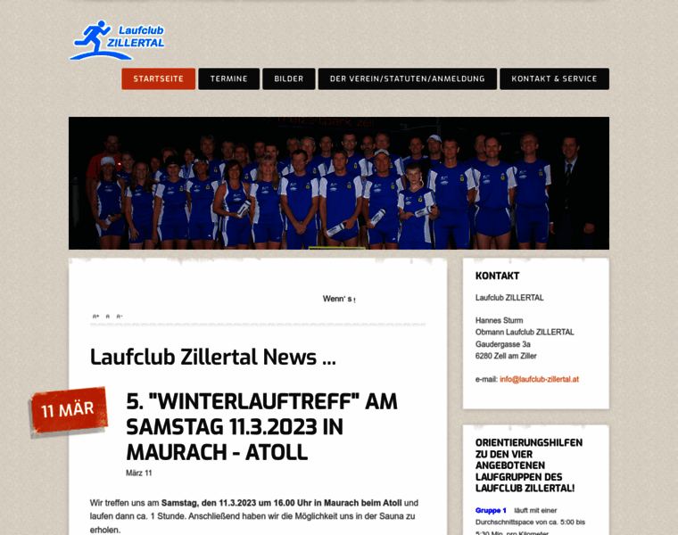 Laufclub-zillertal.at thumbnail