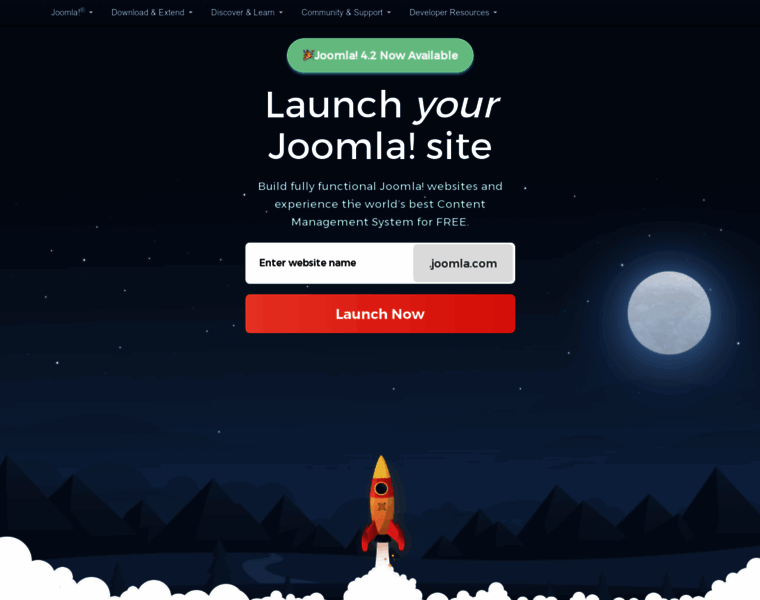 Launch.joomla.org thumbnail
