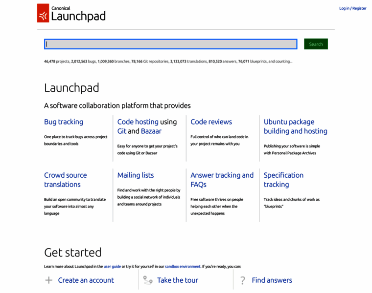 Launchpad.net thumbnail