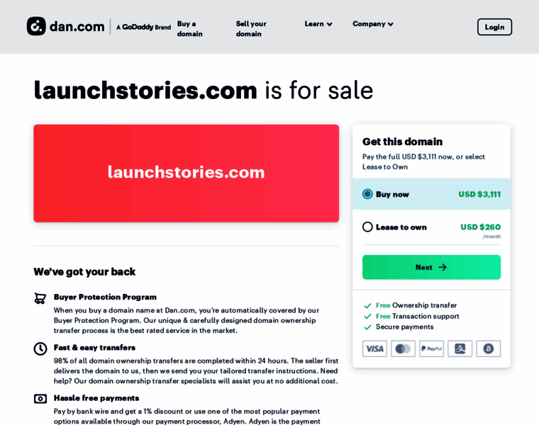 Launchstories.com thumbnail
