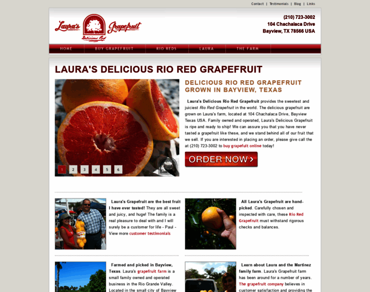 Laurasgrapefruit.com thumbnail