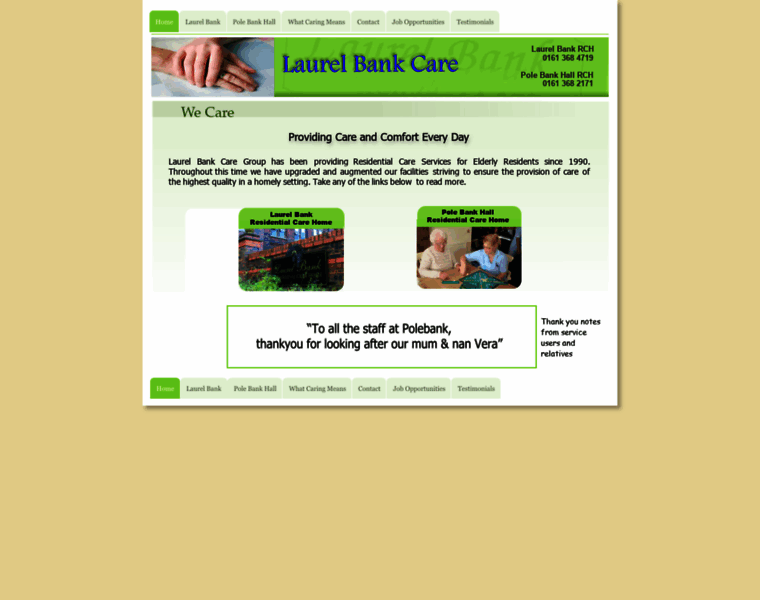 Laurelbankcare.co.uk thumbnail