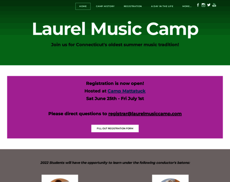 Laurelmusiccamp.com thumbnail