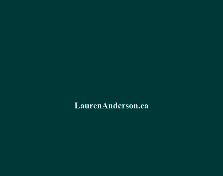 Laurenanderson.ca thumbnail