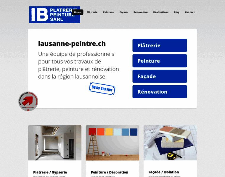 Lausanne-peintre.ch thumbnail