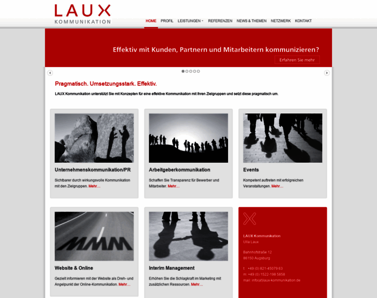 Laux-kommunikation.de thumbnail
