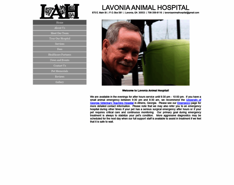 Lavoniaanimalhospital.com thumbnail