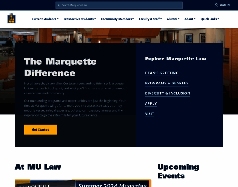 Law.marquette.edu thumbnail