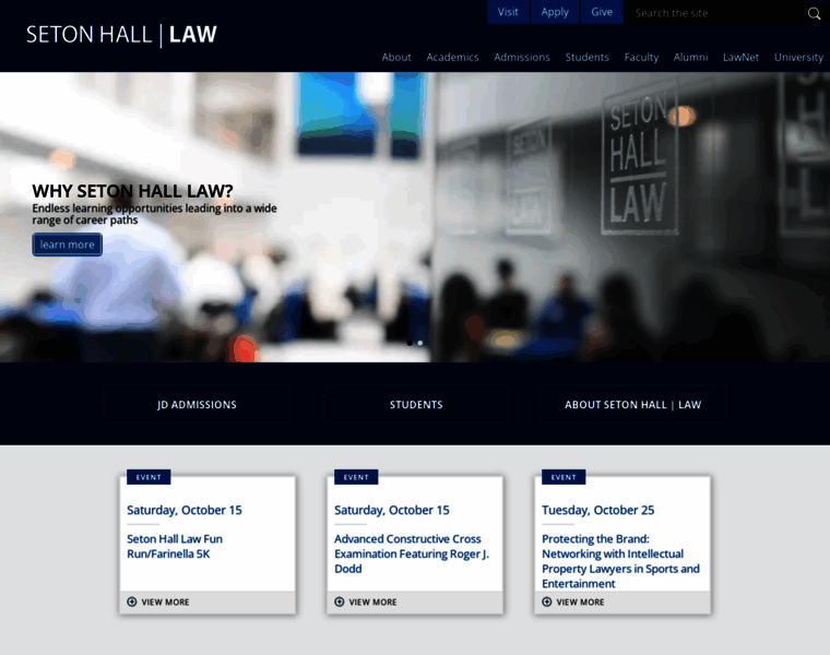 Law.shu.edu thumbnail