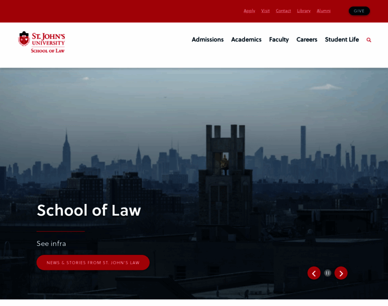 Law.stjohns.edu thumbnail