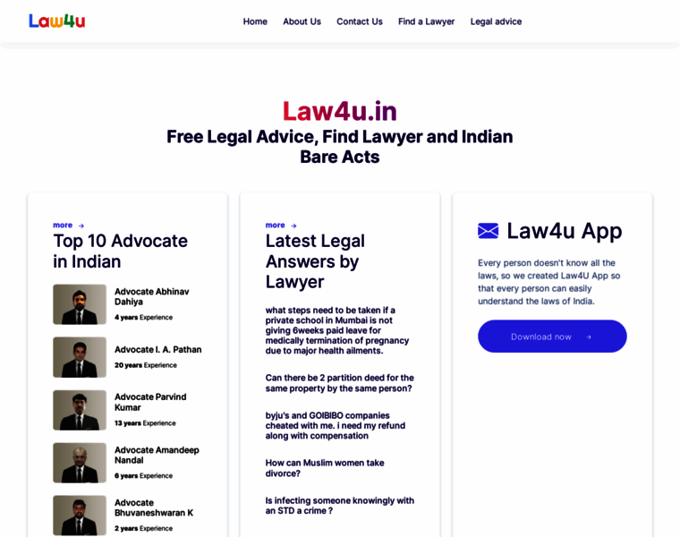 Law4u.in thumbnail
