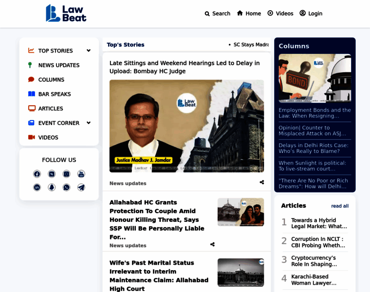 Lawbeat.in thumbnail Lawbeat.in thumbnail