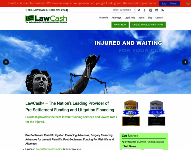 Lawcash.net thumbnail