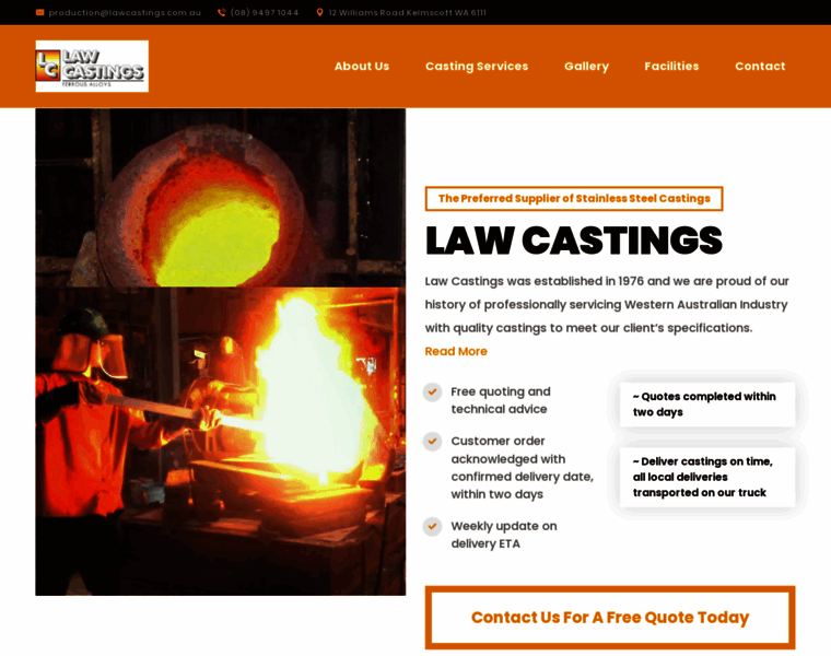 Lawcastings.com.au thumbnail