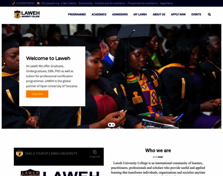 Laweh.edu.gh thumbnail