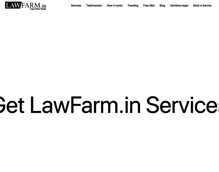 Lawfarm.in thumbnail