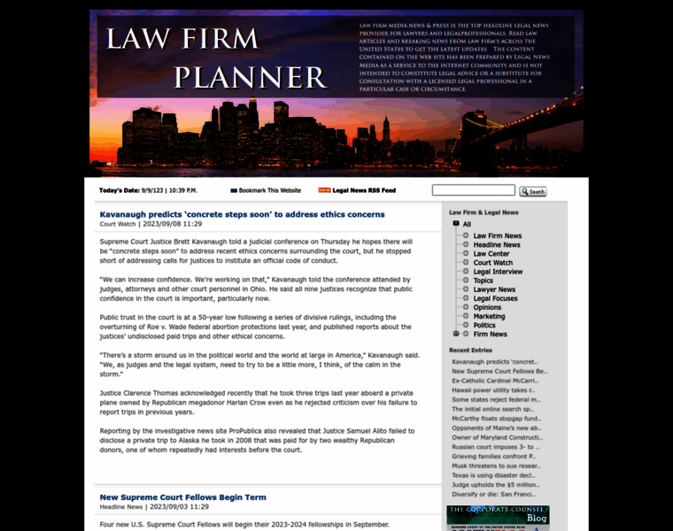 Lawfirmplanner.com thumbnail