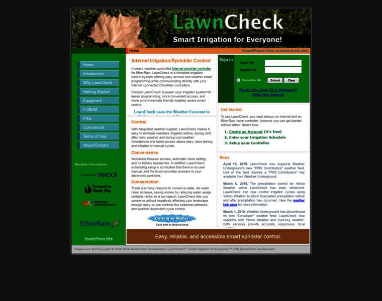 Lawncheck.com thumbnail