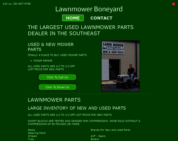 Lawnmowerboneyard.com thumbnail