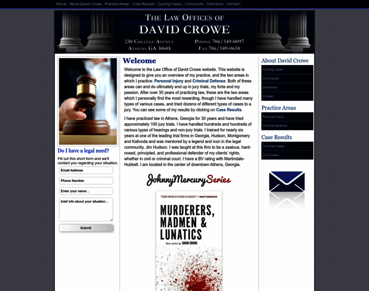 Lawofficeofdavidcrowe.com thumbnail
