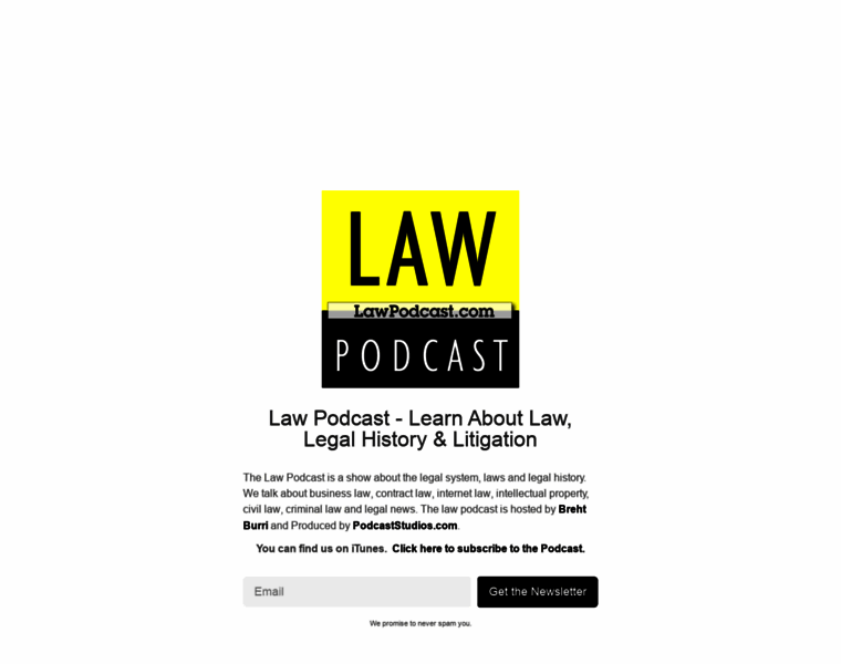 Lawpodcast.com thumbnail