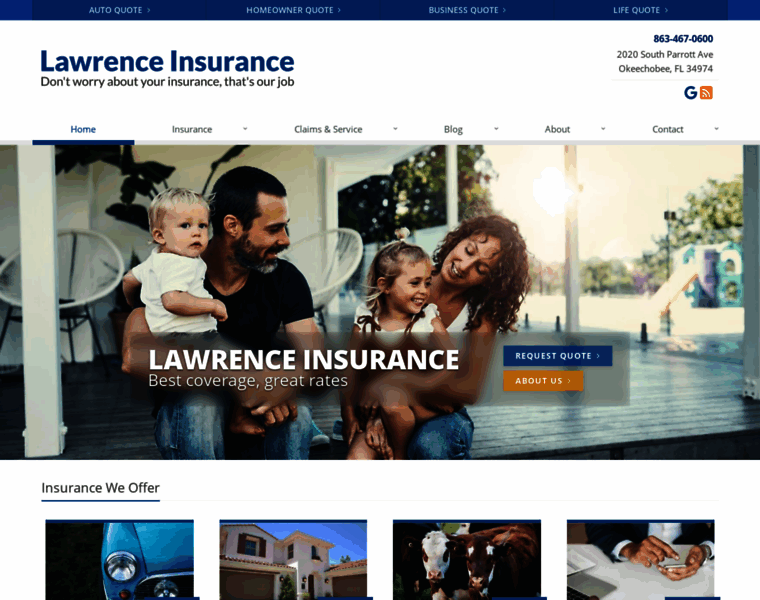 Lawrenceinsuranceagency.com thumbnail