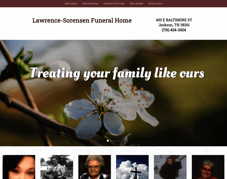 Lawrencesorensenfuneralhome.com thumbnail