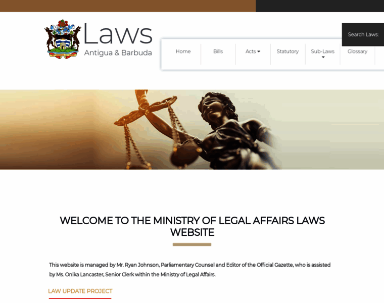 Laws.gov.ag thumbnail