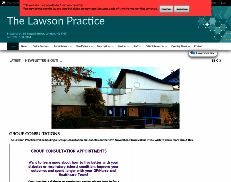 Lawsonpractice.nhs.uk thumbnail