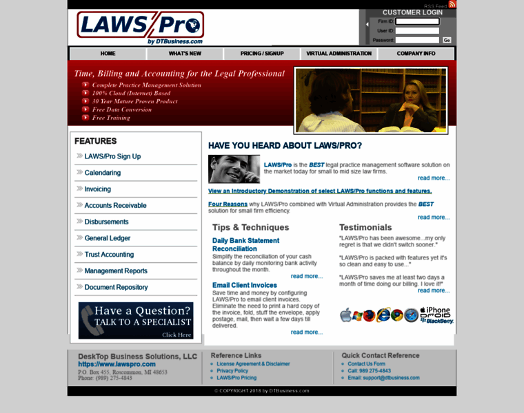Lawspro.com thumbnail