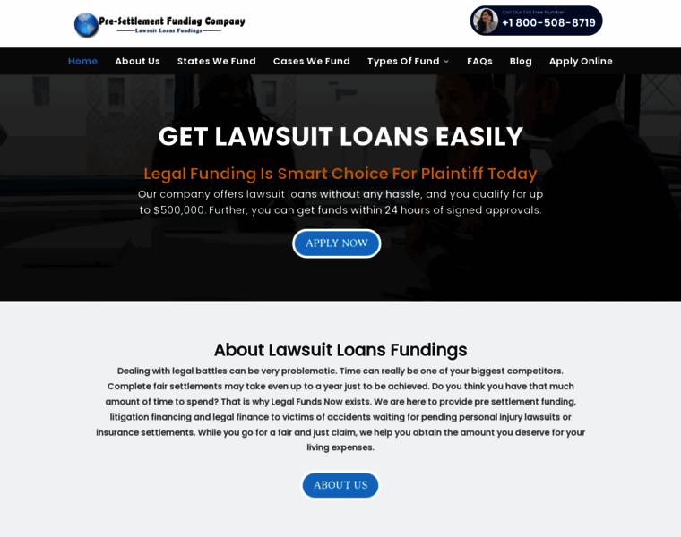 Lawsuitloansfundings.com thumbnail