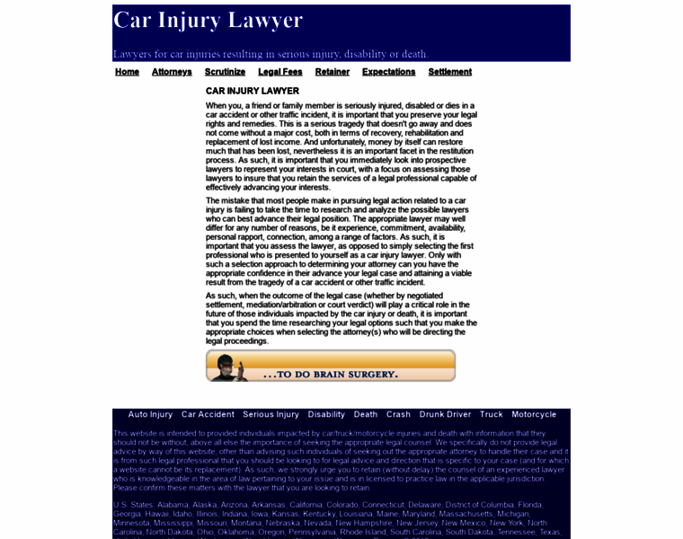 Lawyercarinjury.com thumbnail