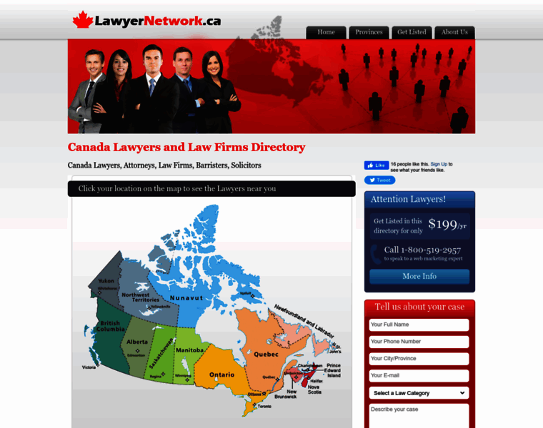 Lawyernetwork.ca thumbnail