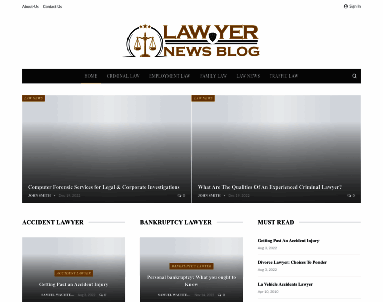 Lawyernewsblog.com thumbnail