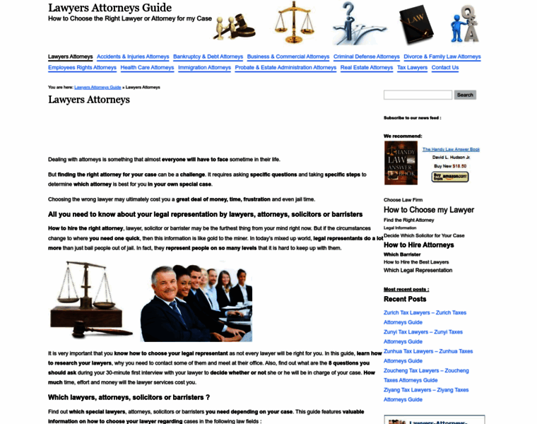 Lawyers-attorneys-guide.com thumbnail