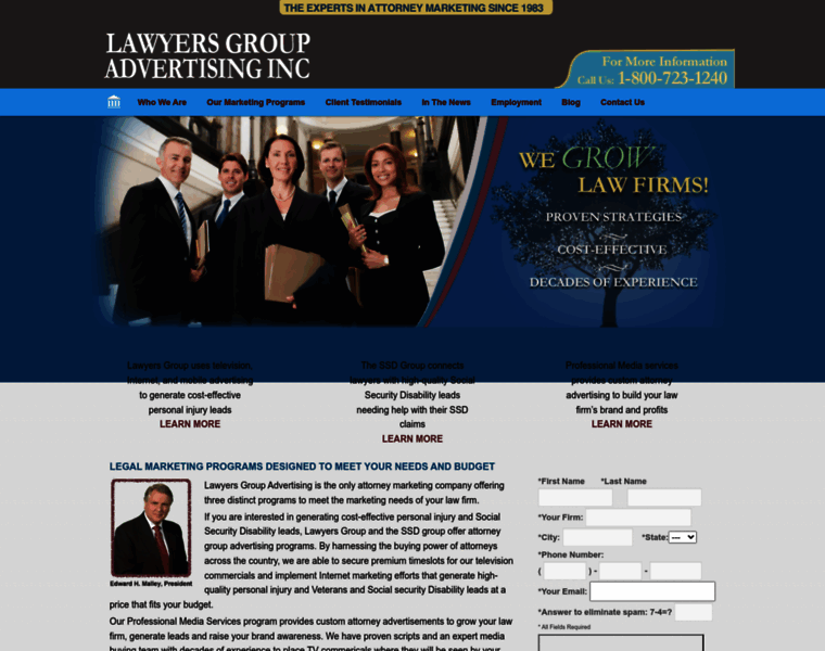 Lawyersgroupadvertising.com thumbnail