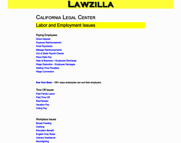 Lawzilla.com thumbnail