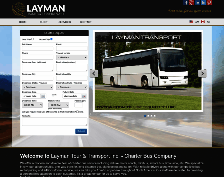 Layman-transport.com thumbnail