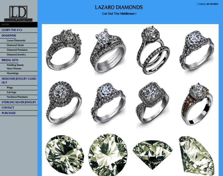 Lazarodiamonds.com thumbnail
