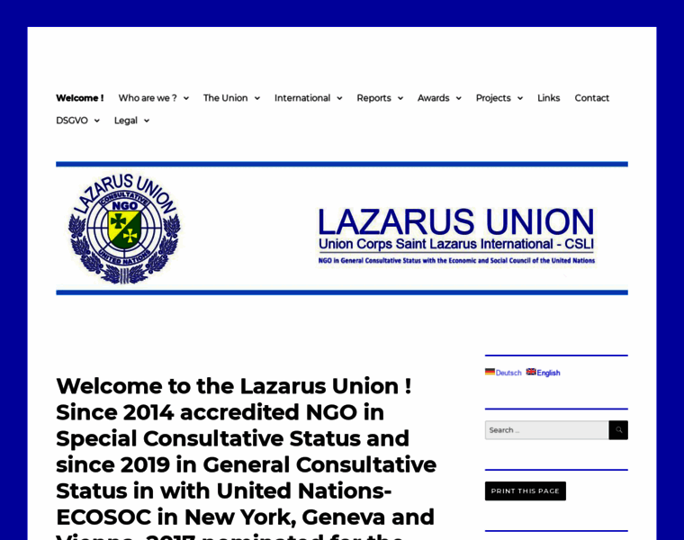 Lazarus-union.org thumbnail