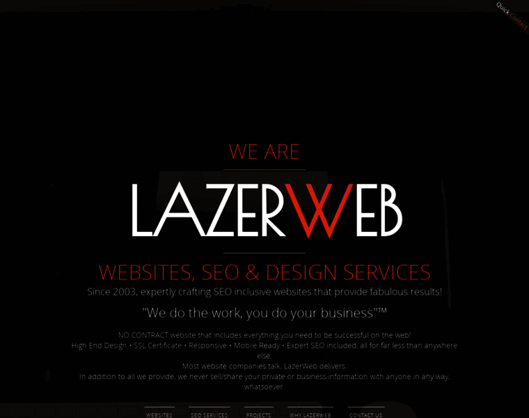 Lazerwebsites.com thumbnail