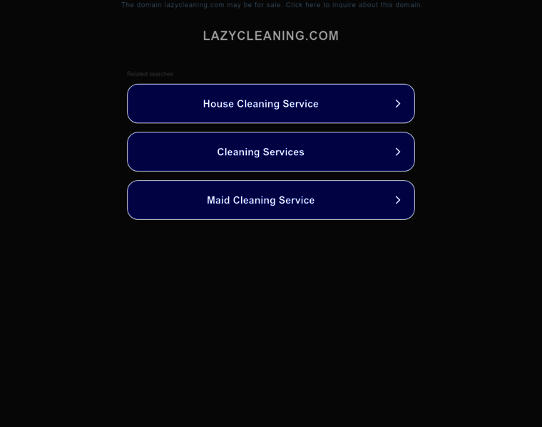 Lazycleaning.com thumbnail