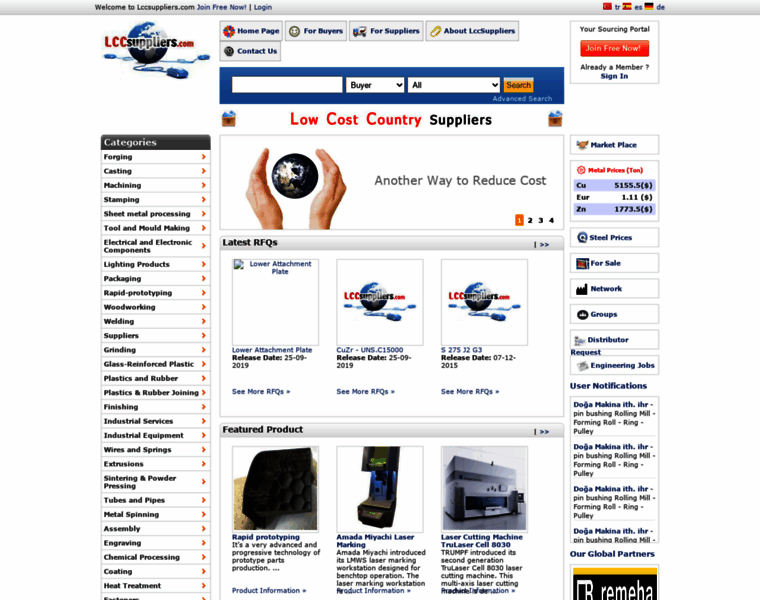 Lccsuppliers.com thumbnail
