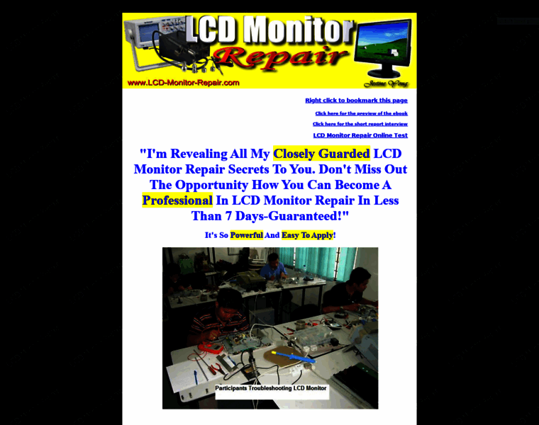 Lcd-monitor-repair.com thumbnail