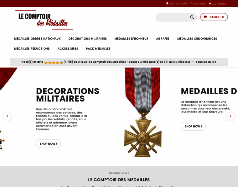 Le-comptoir-des-medailles.fr thumbnail