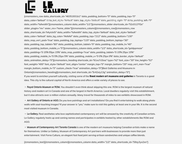 Le-gallery.ca thumbnail