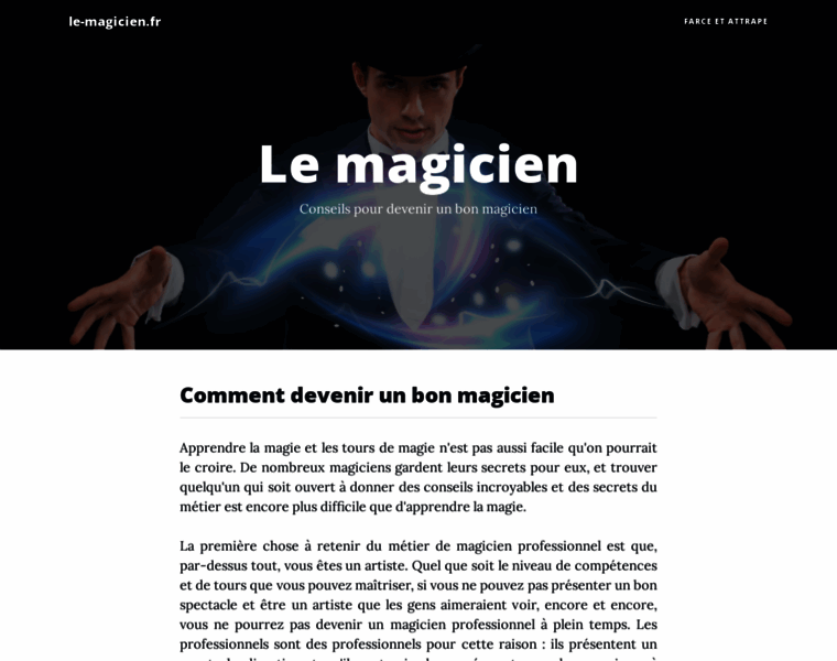 Le-magicien.fr thumbnail