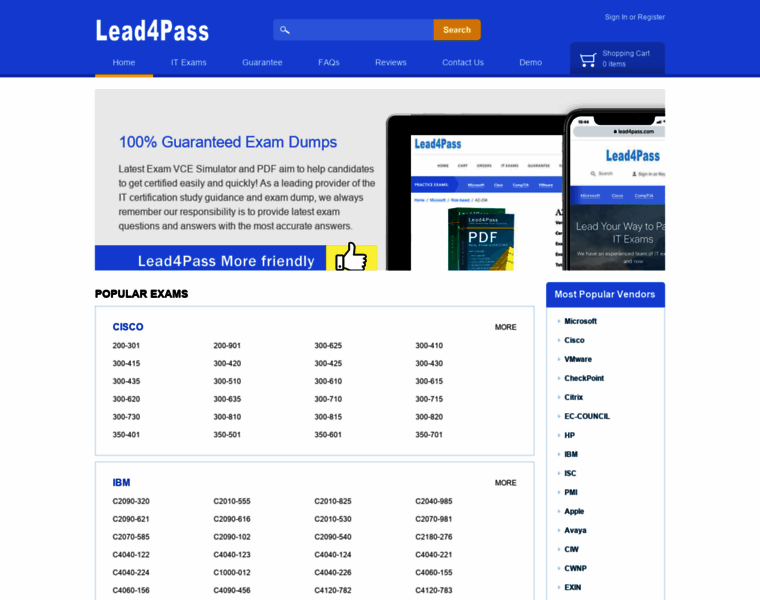 Lead4pass.com thumbnail