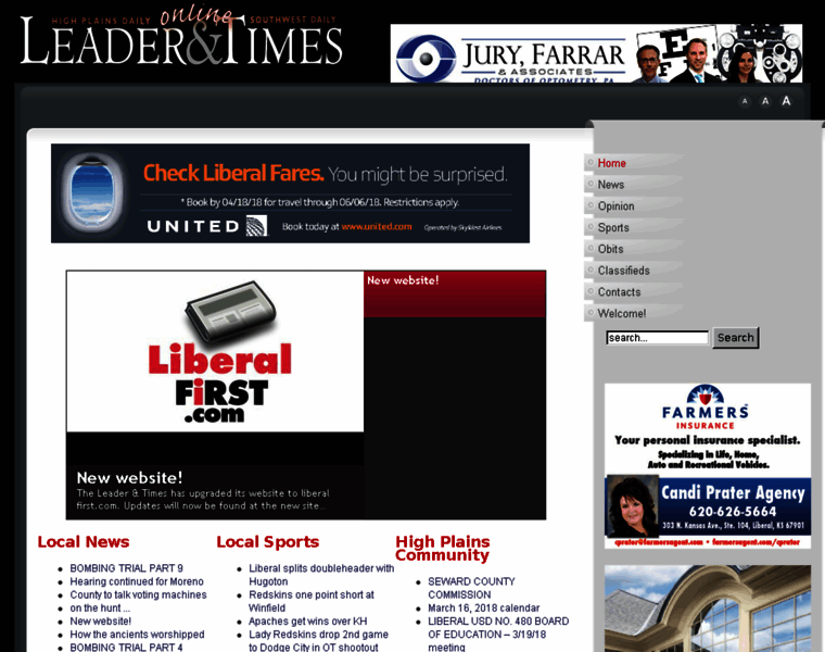 Leaderandtimes.com thumbnail