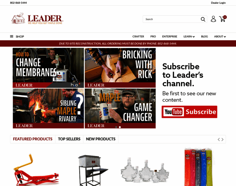 Leaderevaporator.com thumbnail